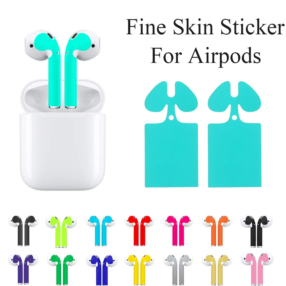 Ультратонкая наклейка для наушников аксессуары Apple Airpods Air Pods|Аксессуары