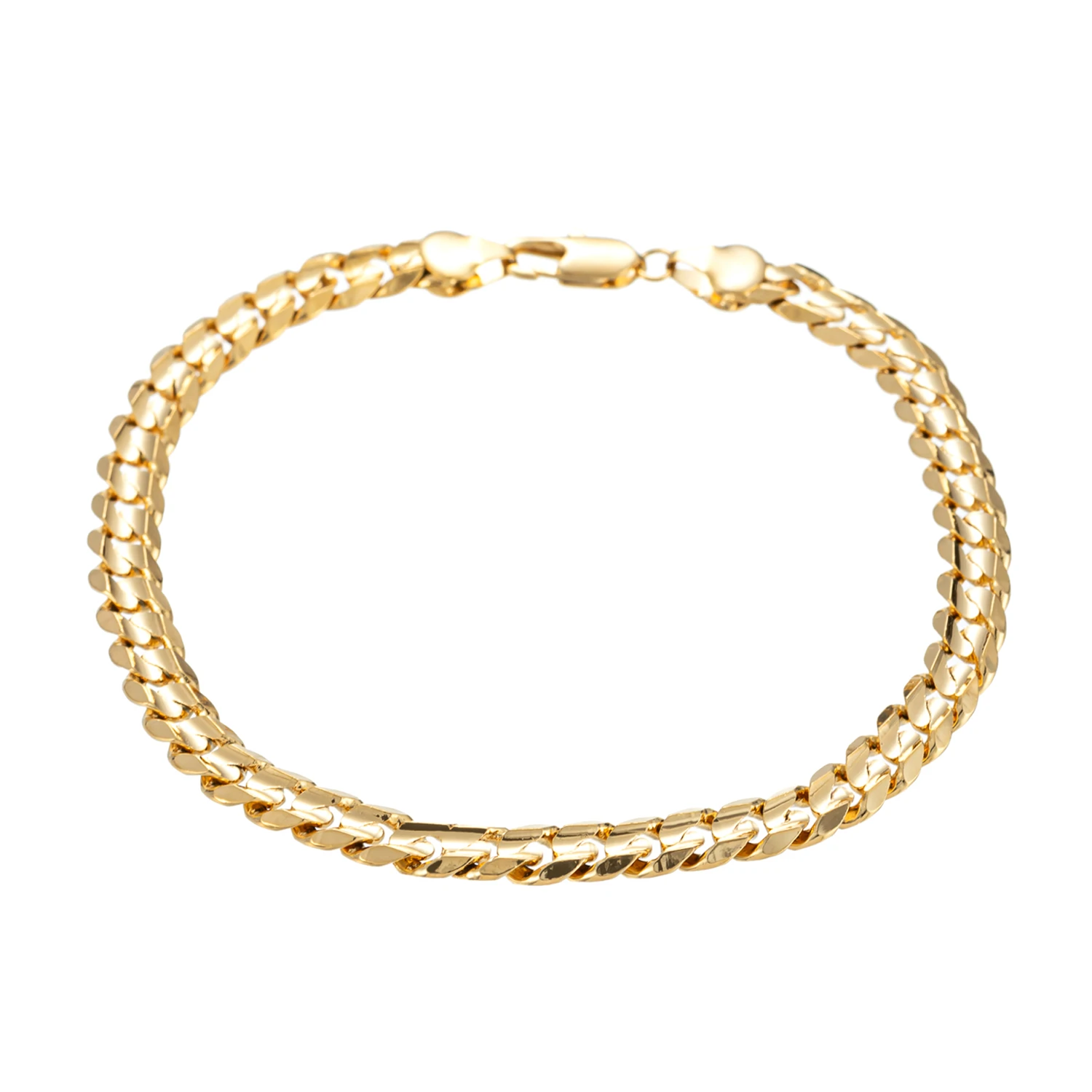 Браслеты на лодыжку для мужчин и женщин браслеты из кубинской панцирной цепи с