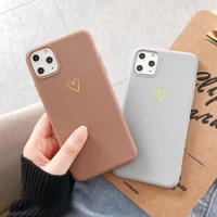 retro chocolate bronzing gold love sweet art japanese phone case for iphone 13 12 11 pro max xs max xr 7 8 plus case cute cover