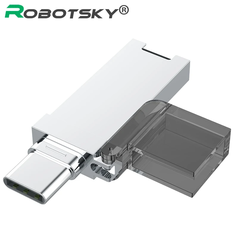 Тип C Micro USB OTG памяти Mini кард ридер адаптер объектива для камер SD / TF ПК компьютера