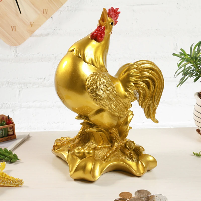 

Rooster-Shaped Piggy Bank Children's Toys Birthday Gifts Home Decoration Piggy Bank Piggy Bank Coin Bank Storage Box
