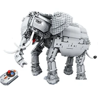 winner 7107 creators 1542pcs creative rc remote control elephant animal electric building blocks toys for children