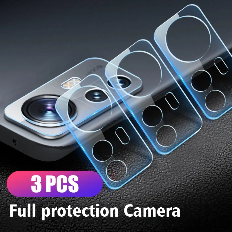 

3pcs lens tempered glass for Xiaomi 12 pro camera protector Scratch resistant protective camera film for MI 12X accessories