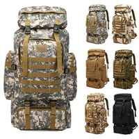 waterproof molle camo tactical backpack military army hiking camping backpack travel rucksack outdoor sports climbing bag