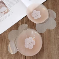 nipple cover silicone bra sticker women breast lift chest sticker invisible sticky rabbit ear lift waterproof gathering pattern