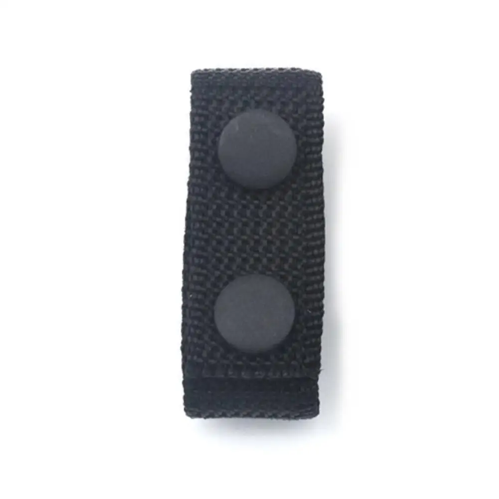 

4pcs Black Nylon Belt Keeper Loop Durable Belt Buckle Convenience Accessories Loop Belts B2Z3