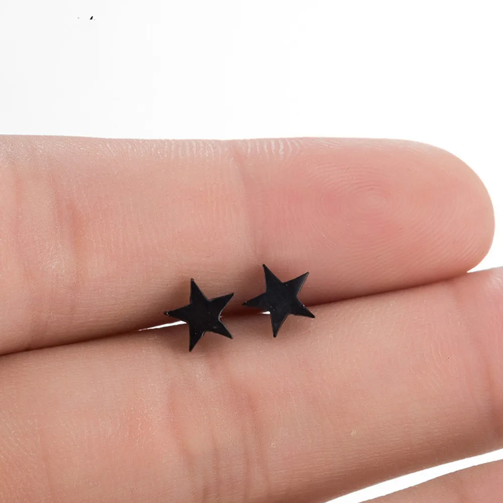 Панк ювелирные изделия из нержавеющей стали серьги со шпилькой для женщин