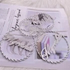 серьги сережки сережки необычные серьги 2021 тренд серьги 2021 тренд новинка Женские серьги-кольца с камнями и надписью, серьги-кольца большого размера с надписями в стиле хип-хоп, интимные украшения для подарка, 2021