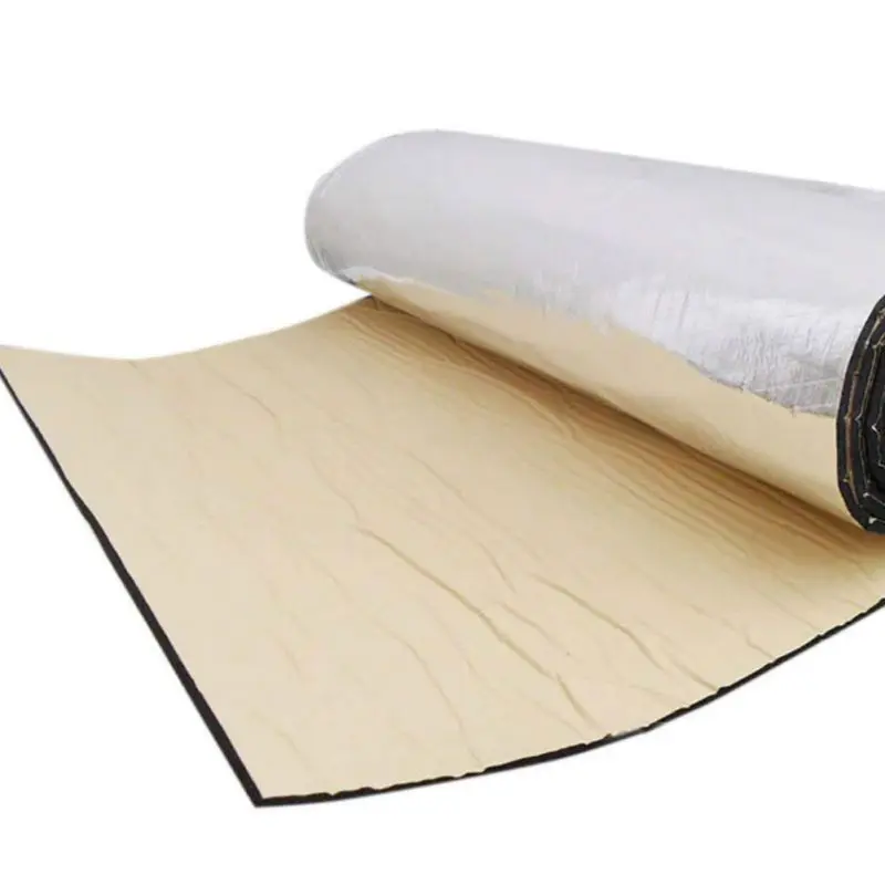 Шумоизоляция из алюминиевой фольги для автомобиля 10 мм звукоизоляция резиновой