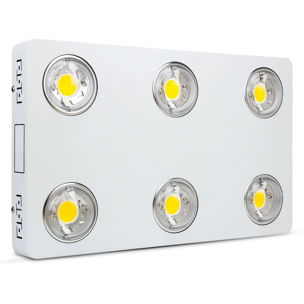 Диммируемый светодиодный растительный фитолампа полного спектра CREE CXB3590 COB LED мощностью 600 Вт и световым потоком 72000 люмен, эквивалентный натриевой лампе мощностью 1000 Вт для освещения внутренних помещений.