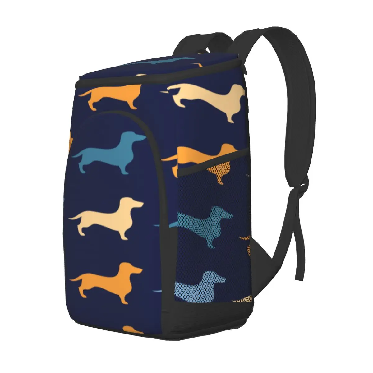 picnic cooler backpack colorful dachshunds dog lover pet waterproof thermo bag refrigerator fresh keeping thermal insulated bag free global shipping