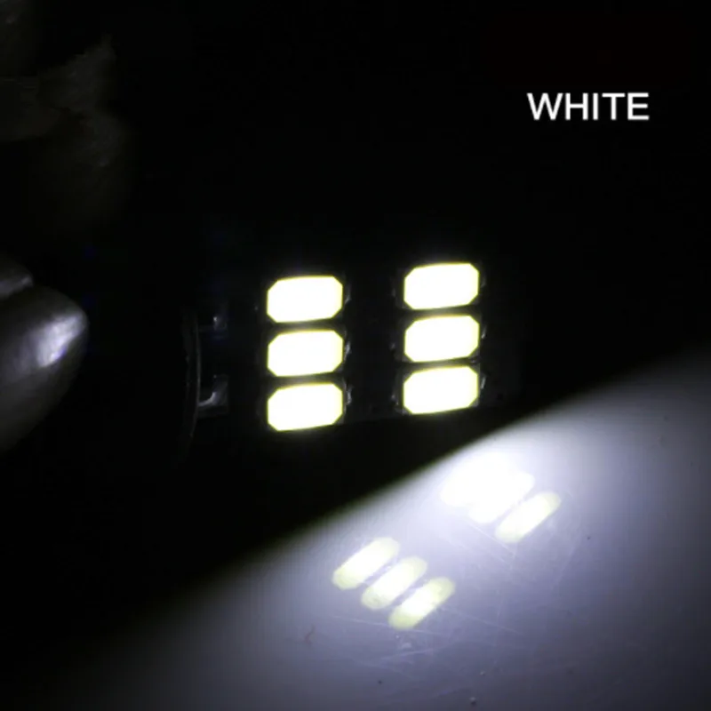 10 шт./лот одной стороны автомобиля 12 v светодиодный w5w 194 T10 6 led SMD 5630 6smd canbus ошибки obc