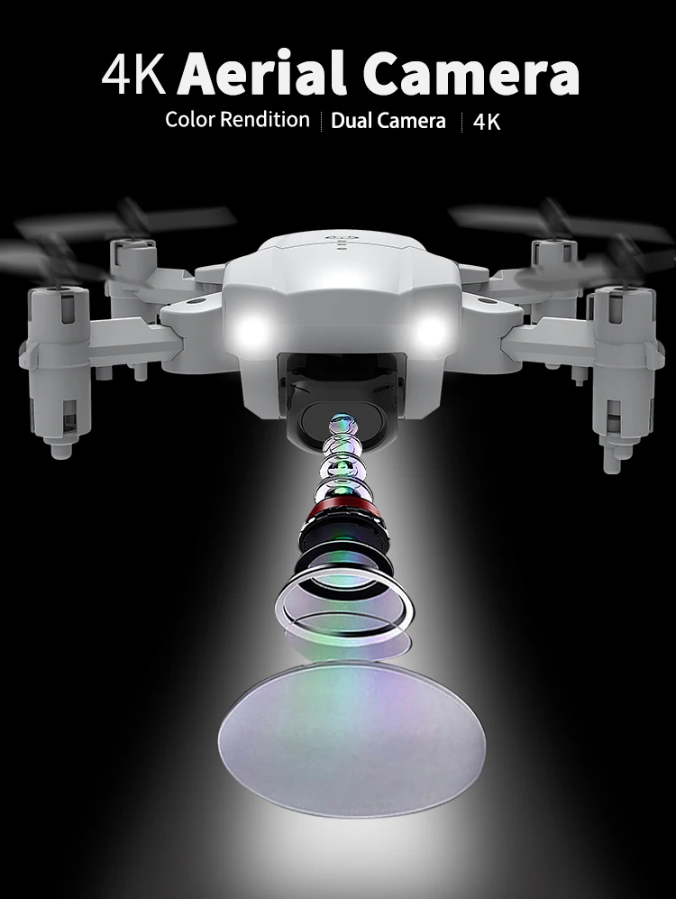 

F87 FPV Wifi Drone With Dual HD Camera Aircraft Foldable Quadcopter Selfie Toys Smart Electronics Smart Remote Control