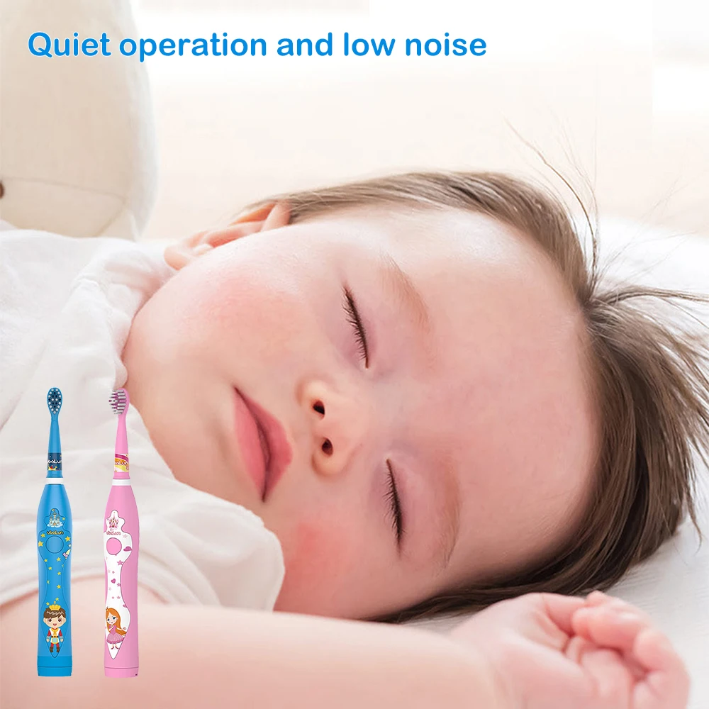 Electric Toothbrush For Kids Rechargable USB Portable Charger Charging 4 Heads Tooth Brush | Бытовая техника