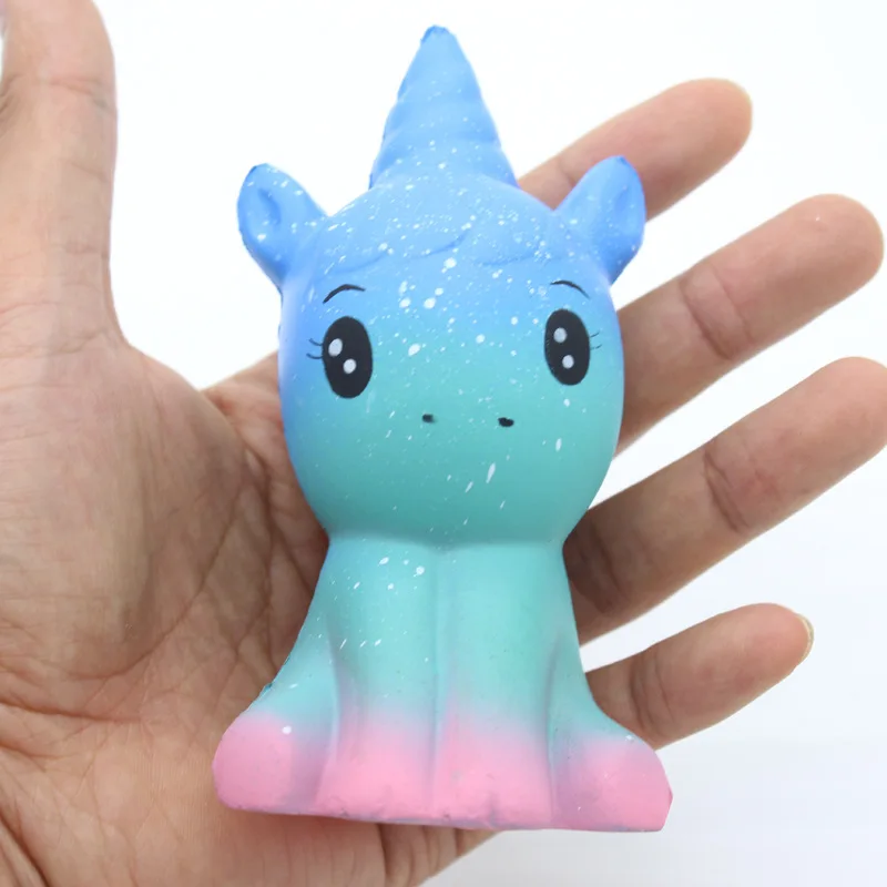 Kawaii Elk Slow Rising Simulation Animal Shark Unicorn Squishy Toy Anti Stress Reliever Soft Squeeze Xmas Gift Toys for Children | Игрушки и