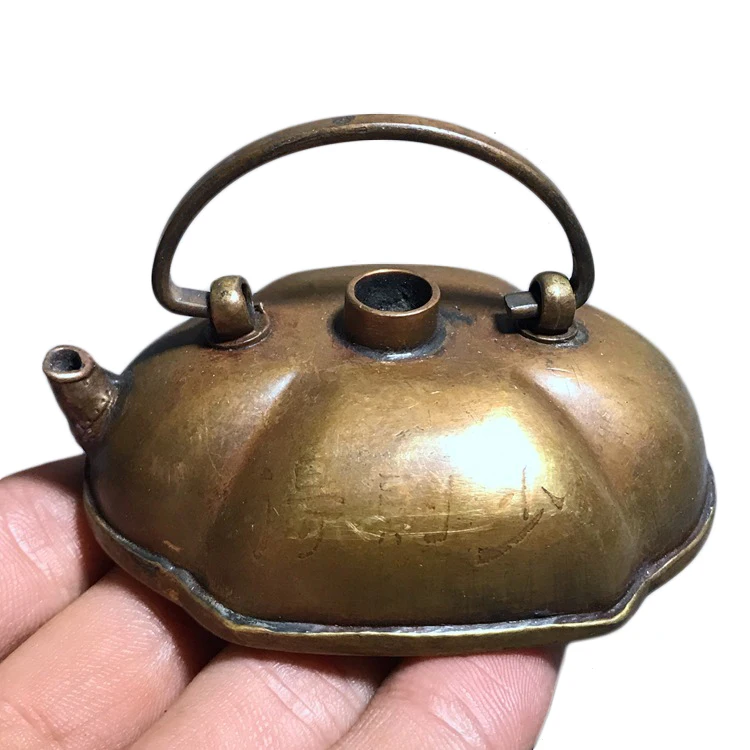 

LAOJUNLU Archaize Pure Copper Enamel Drop To Have Little Is To Have More Plum Brass Ornaments