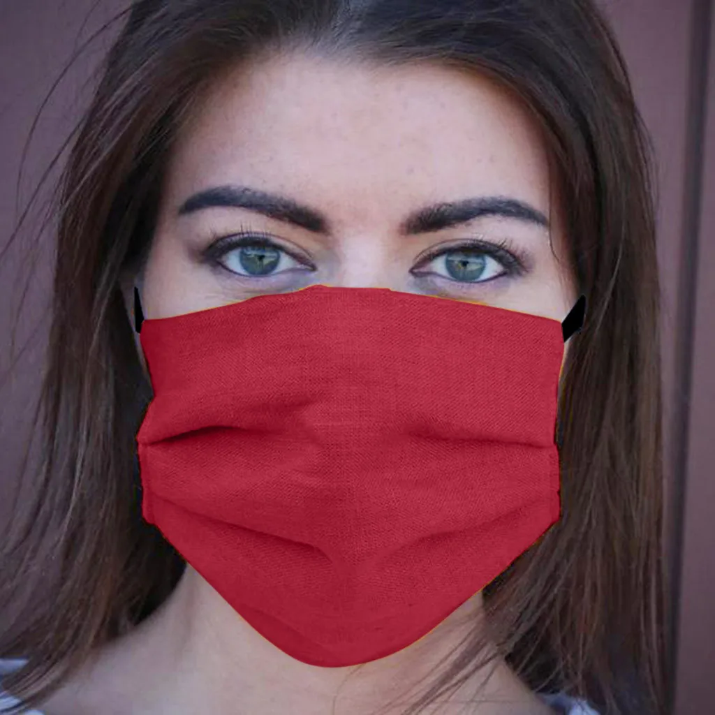 Маска для лица из натурального хлопка и льна 1 шт. | Тематическая одежда униформа
