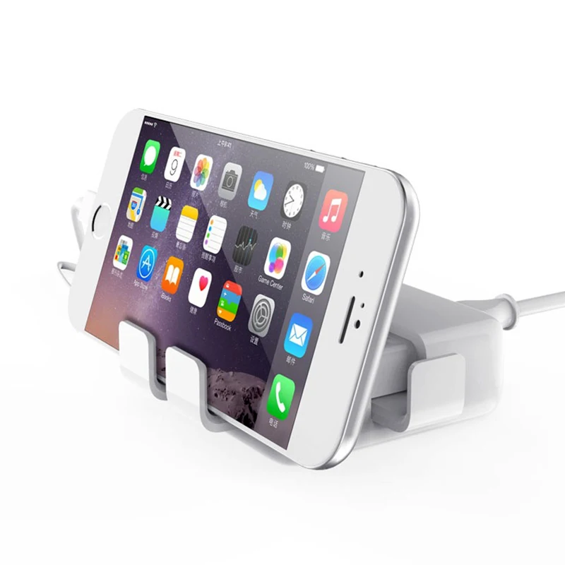 4 порта USB портативное зарядное устройство для IPhone Мульти адаптер питания DC5V 4A |