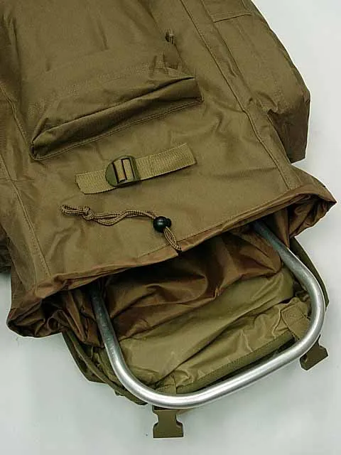 Мужской рюкзак 70L с металлической стальной рамой новый военный