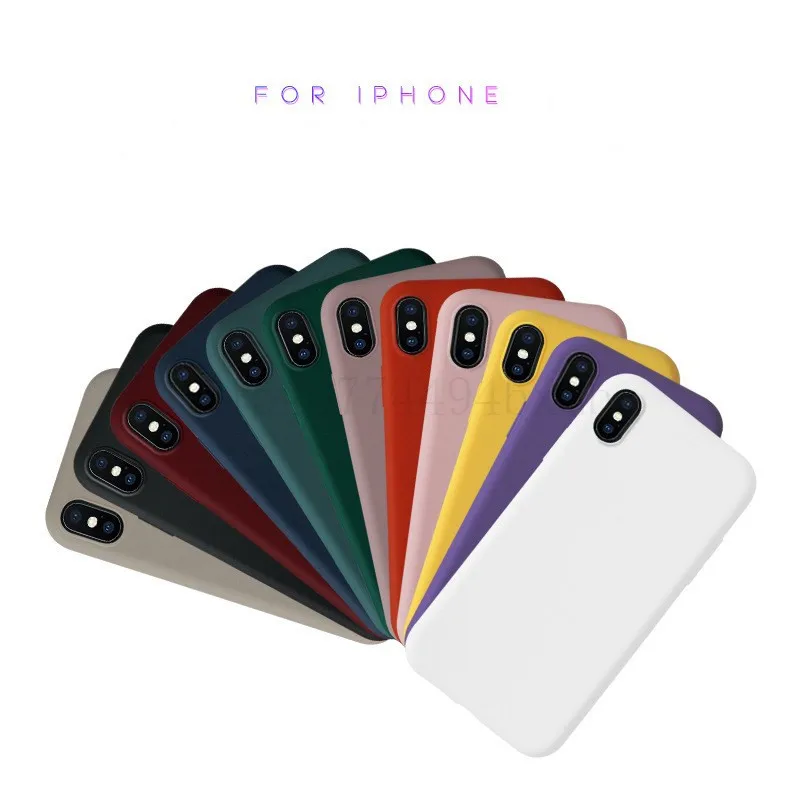 Силиконовый чехол для Apple iPhone 13 11 12 Pro Max mini 7 8 6 6S Plus XR X XS MAX SE 2020 | Мобильные телефоны