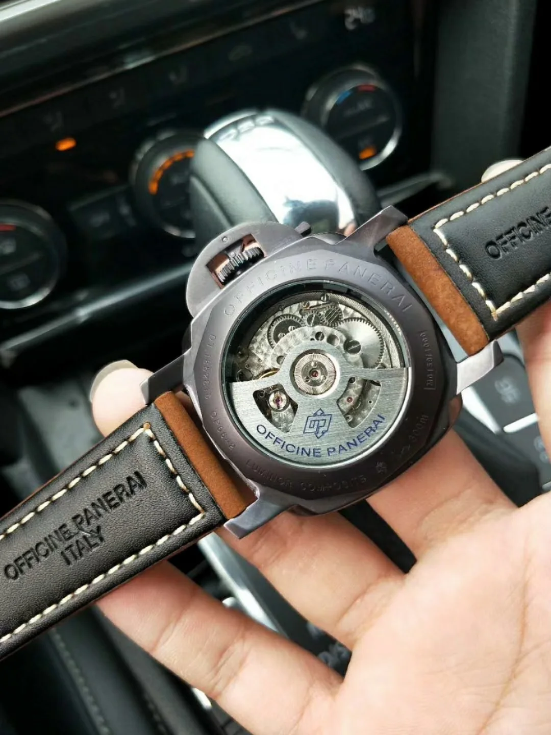 

Panerai Luminor watch men's skeleton automatic mechanical AAA watch gold skeleton retro men's women watch quartz watch