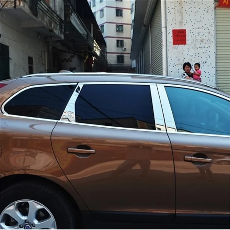 

WELKINRY For Volvo XC60 AU 1st generation 2008 2009 2010 2011 2012 2013 2014 2015 2016 2017 car window middle column pillar trim