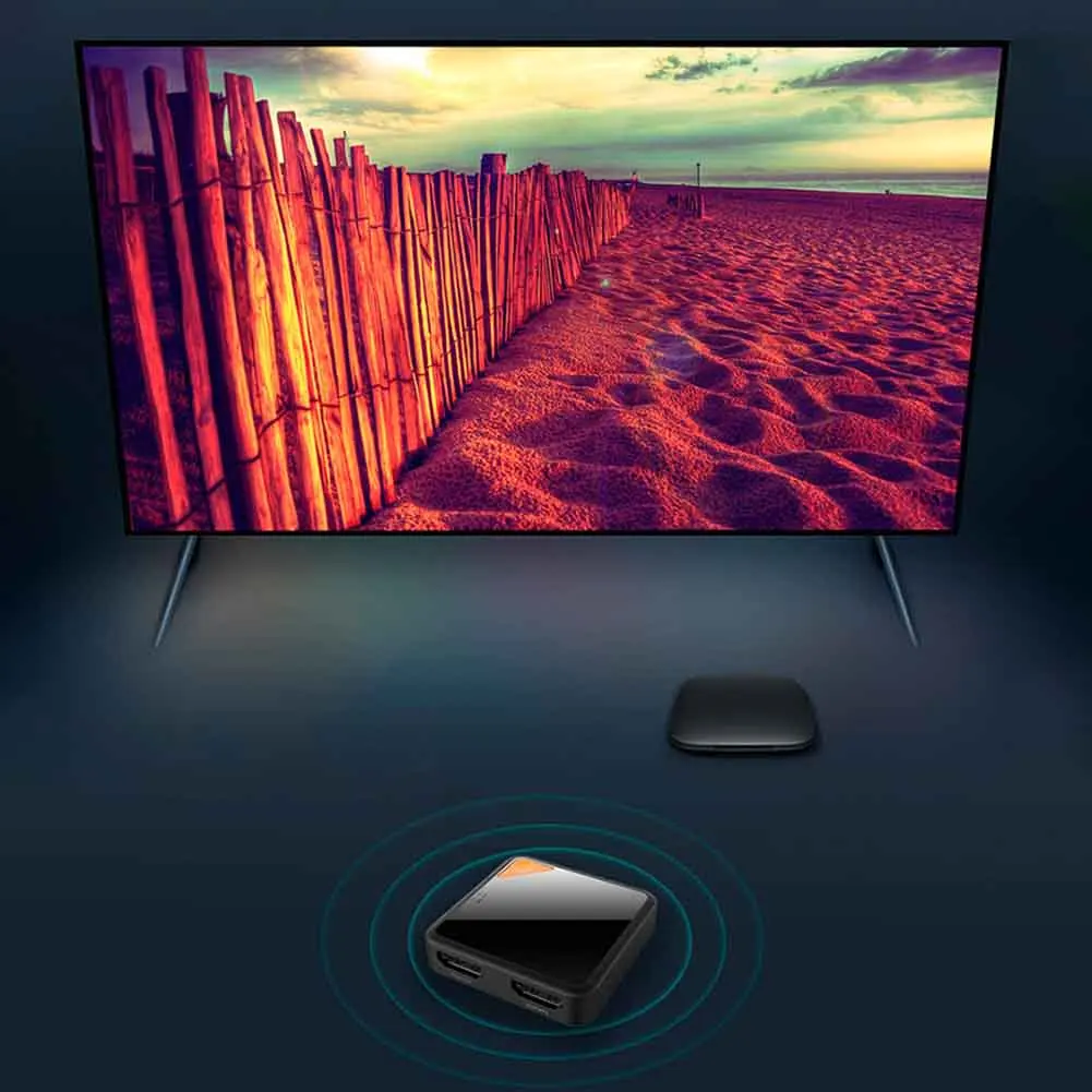 Обмен мониторы Bi направления HD 4K Экран сплиттер Офис Порты и разъёмы Plug And Play