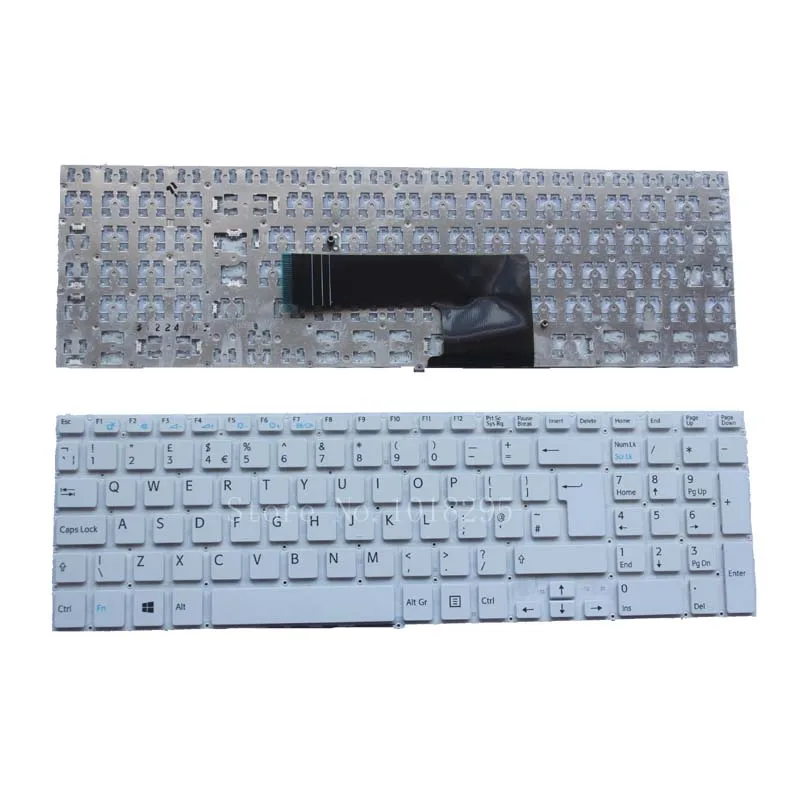

Laptop UK keyboard for sony Vaio SVF15 FIT15 SVF151 SVF152 SVF153 SVF1541 SVF15E white