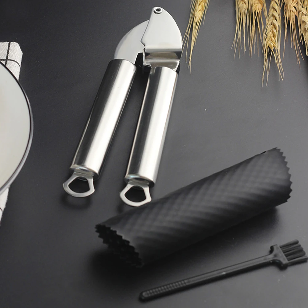 3 шт. 304 Нержавеющая сталь руководство чеснок Пресс Мясорубка соковыжималка