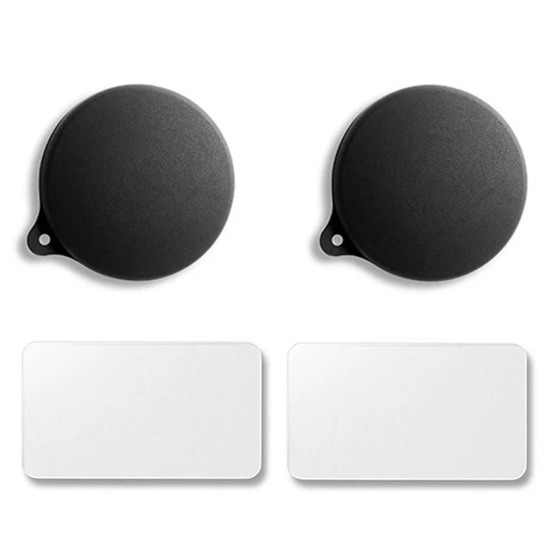 

2PCS Sn Steel Protective Film + 2PCS Lens Cap Cover for GoPro Max Action Camera Accessories