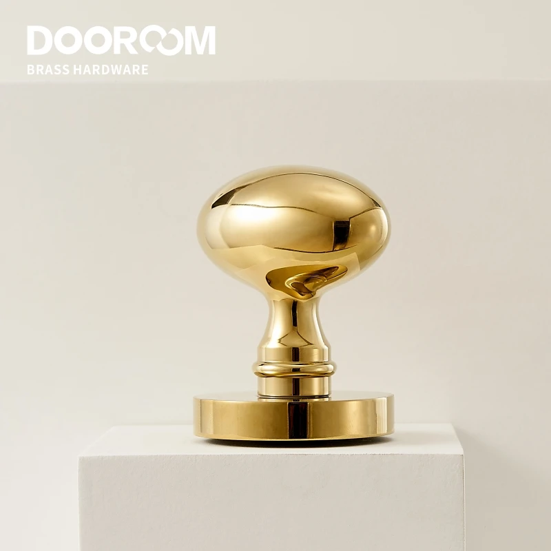 Dooroom латунный дверной замок набор современный Блестящий PVD золотой интерьер