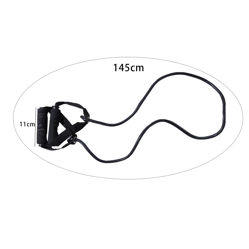 

Resistance Bands With Handles Yoga Pull Rope Elastic Fitness Exercise Tube Band For Home Workouts Strength Training