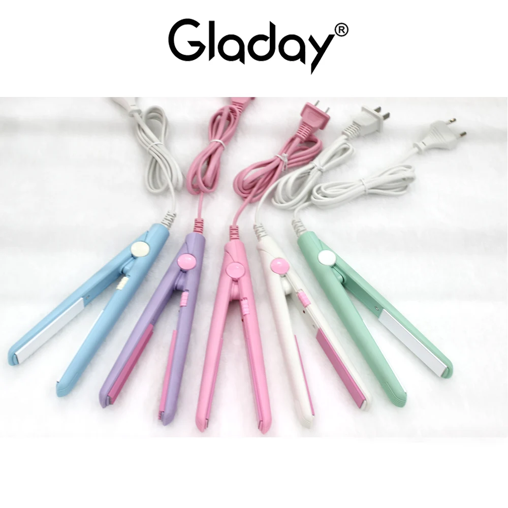 Мини выпрямитель для волос портативный мини Быстрое нагревание инструменты