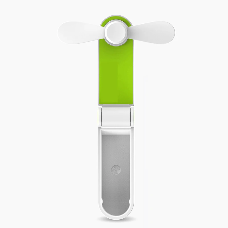 Мини складной ручной вентилятор на батарейках с usb приводом перезаряжаемый