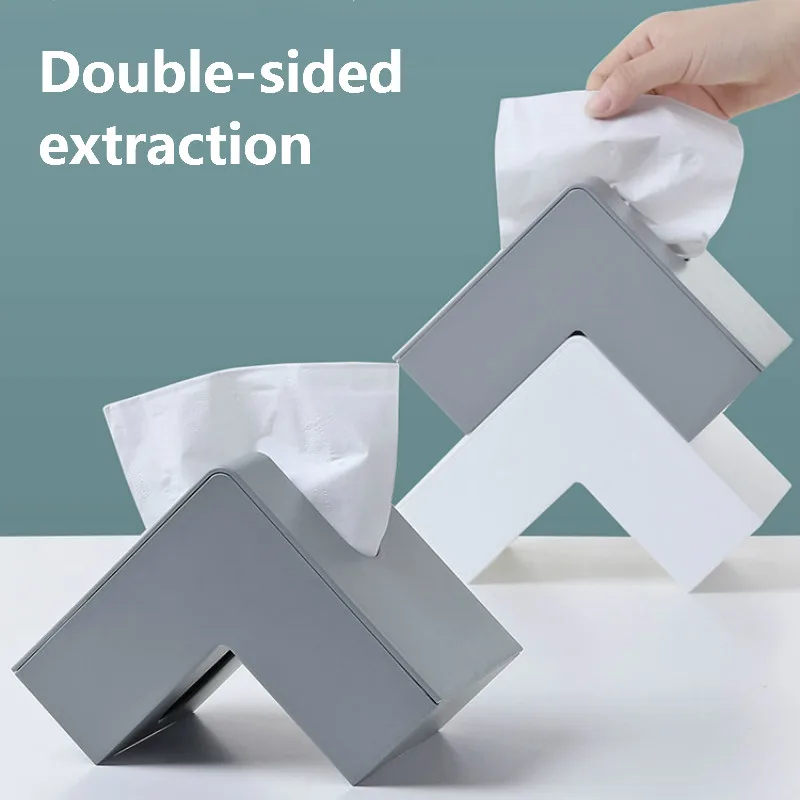 Креативная Скандинавская коробка для салфеток дома и офиса угловой лоток