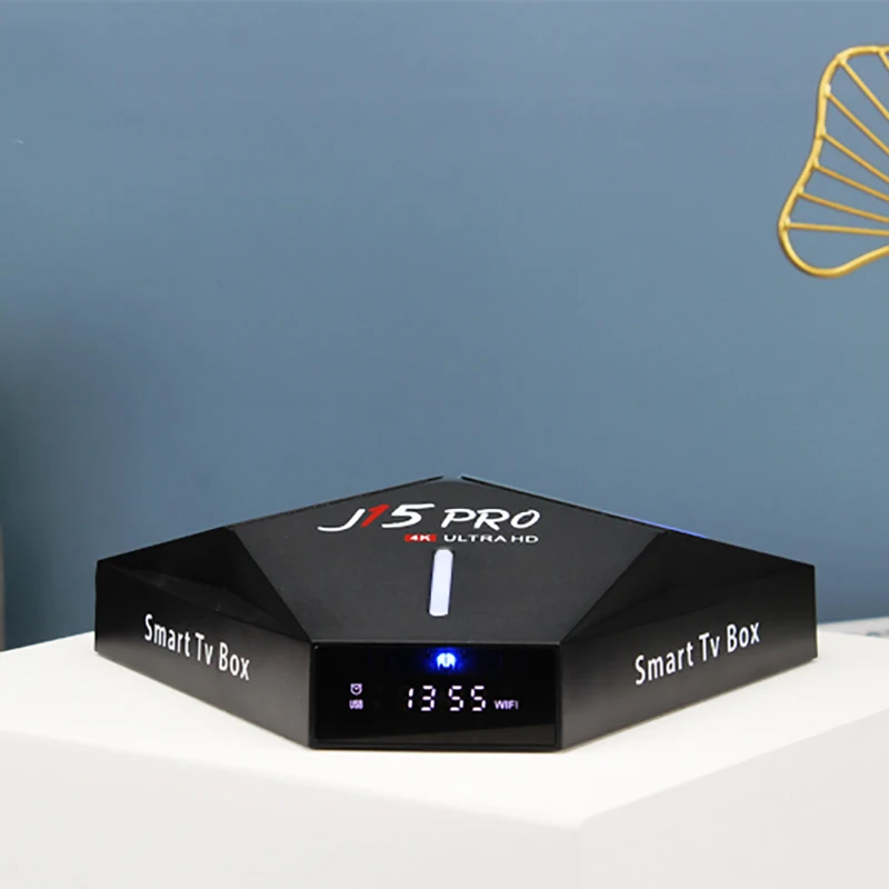 

M96 J15Pro AI Android 9.0 RK3328 Smart TV Box Bluetooth Advertisement Voice Broadcast Set Top Box