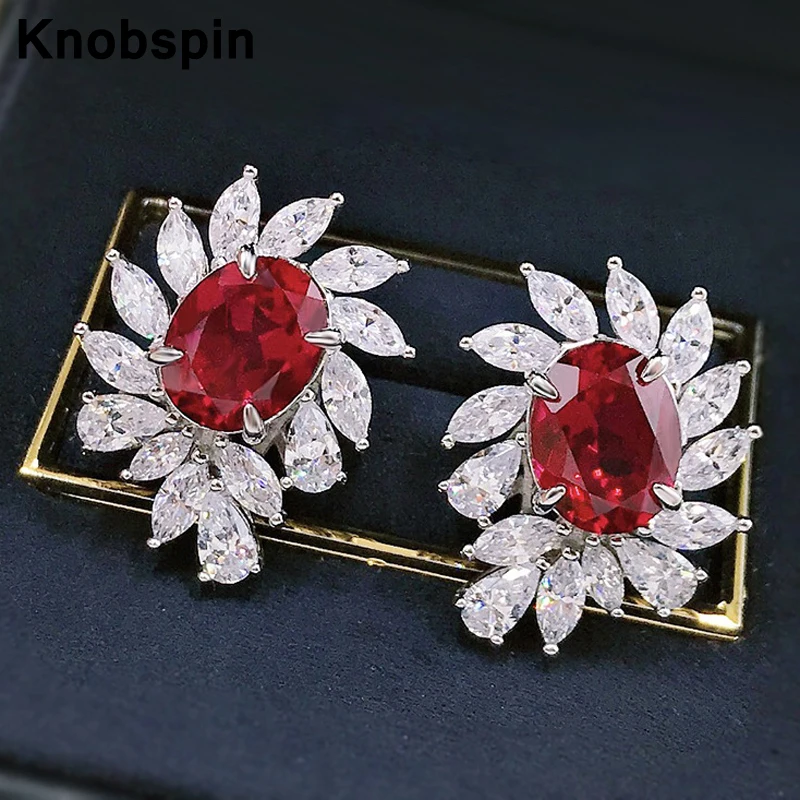 

Серьги-гвоздики женские из серебра 100% пробы, 8 х10 мм