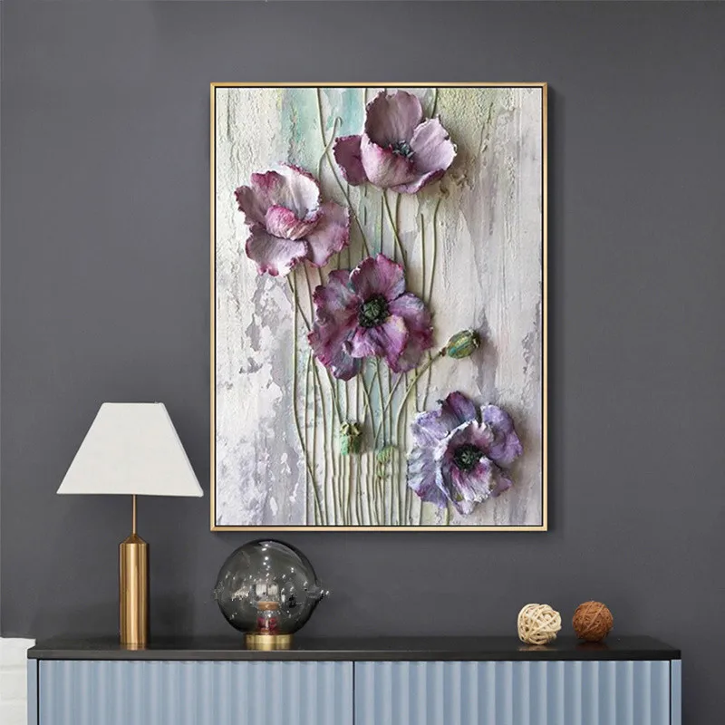 

Colorful lotus 5D Diamond Painting Drill Square Animal 5D Diamond Embroidery Rhinestone abstract flower Picture Mosaic