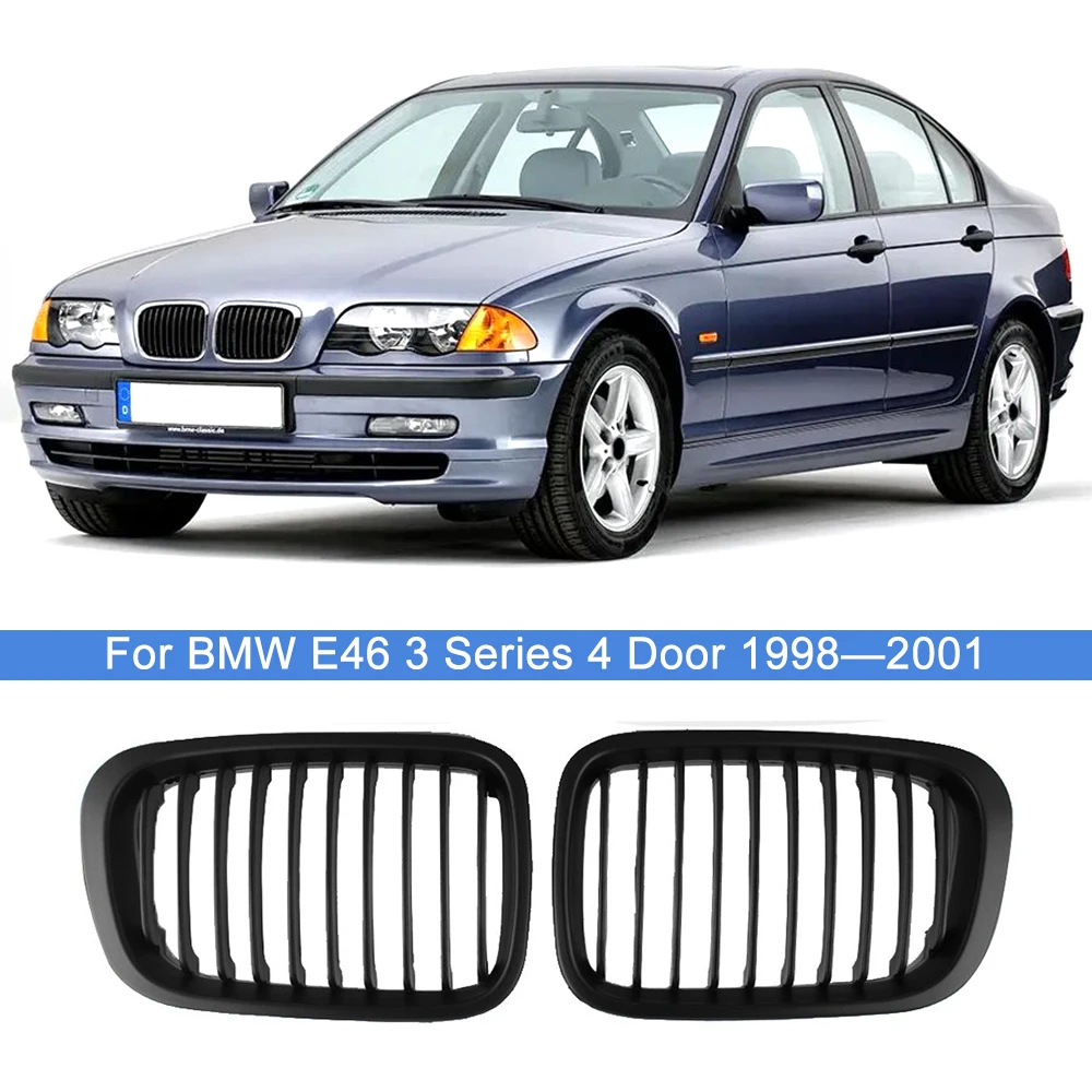 

1 пара, решетки для переднего бампера BMW 3 серии E46 4 DR 1998-2001