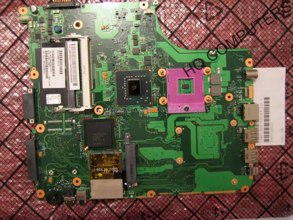 

Laptop motherboard for toshiba A300 A305 SPS V000125000 GM45 DDR2 Mainboard