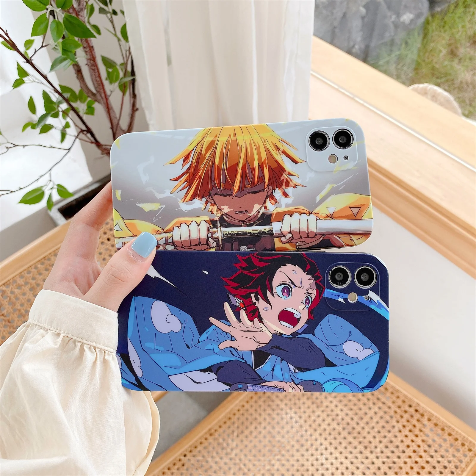 

Demon Slayer Kamado Nezuko Phone Case For iPhone 13 11 Pro Max 12 Pro X XS XR SE Soft Shell TPU