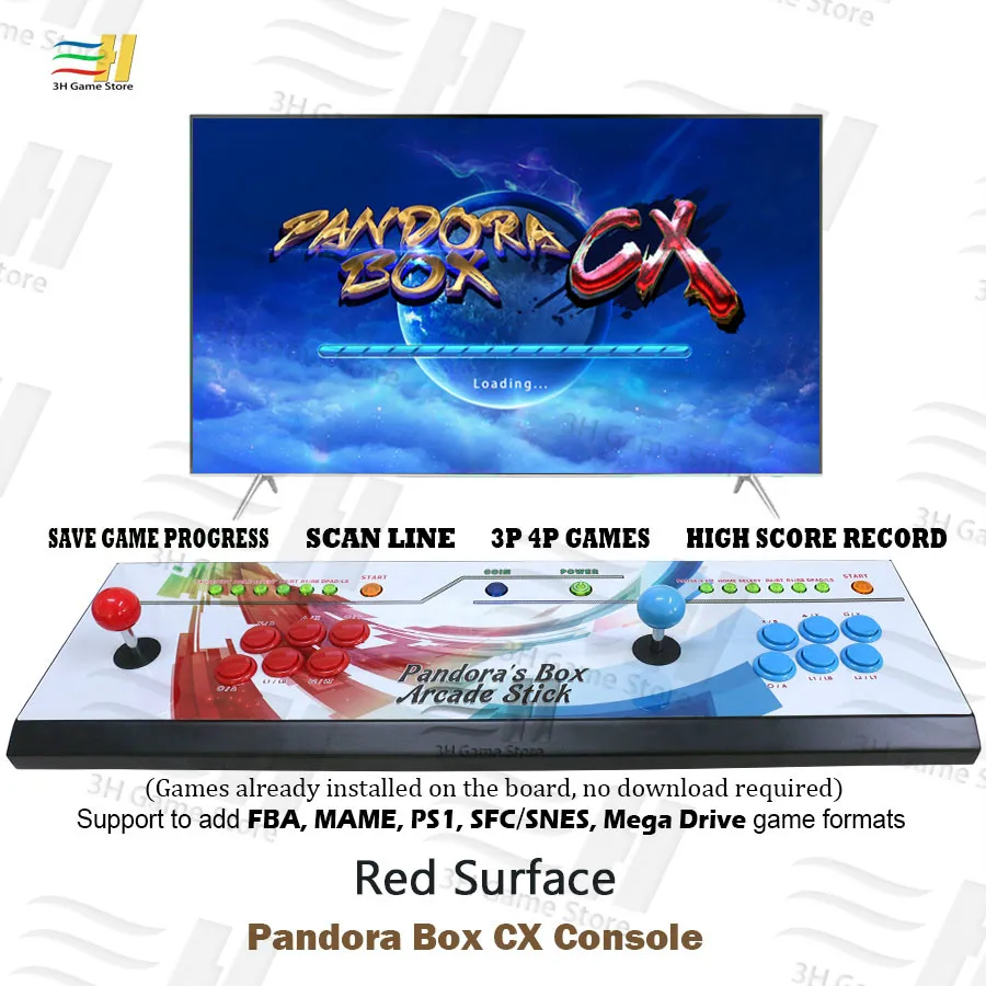 Pandora Box CX 2800 в 1 контроллер игровой консоли usb подключение 3P 4P может сохранить линию