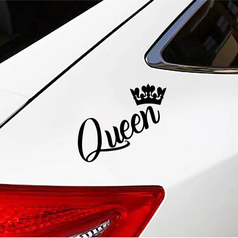 

40192# Die-Cut Vinyl Decal Queen Car Sticker Waterproof Auto Decors on Car Body Bumper Rear Window