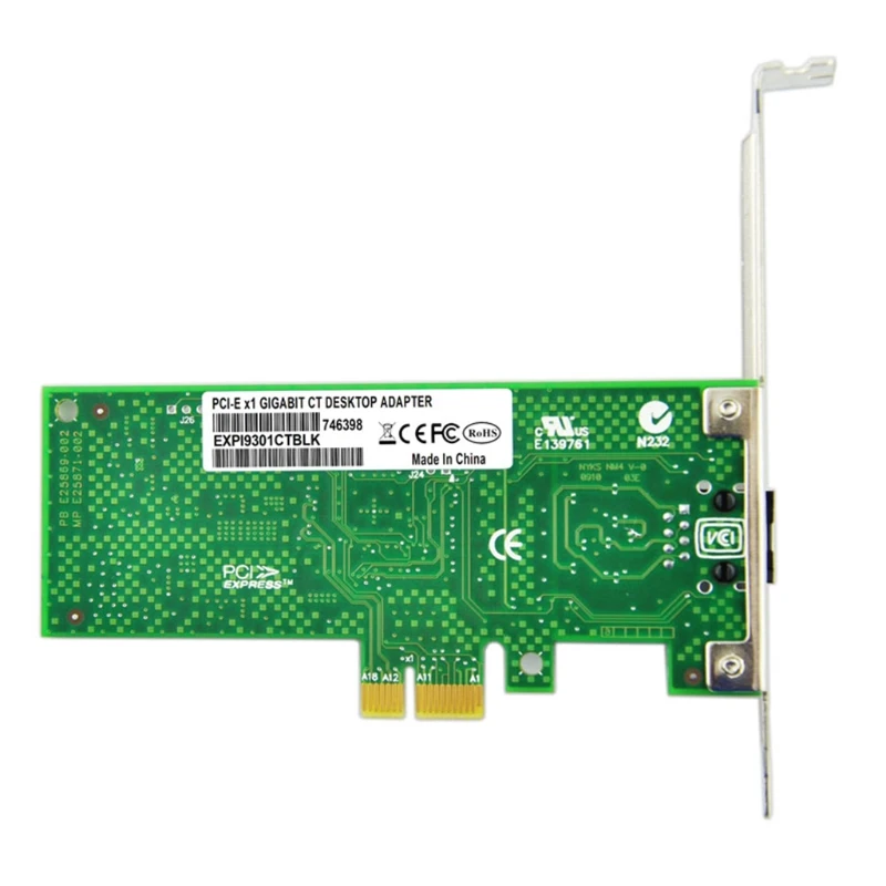 Ethernet Сетевая карта 9301CTBLK PCI-E X1 1G RJ45 гигабитная сетевая для ноутбука