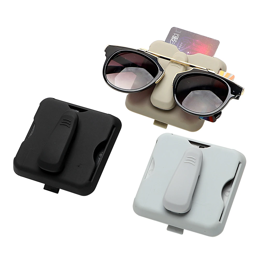 

Auto Parking Card Holder High-speed IC Card Clip Car-styling Car Organizer Car Sun Visor Clip Sunglasses Holder