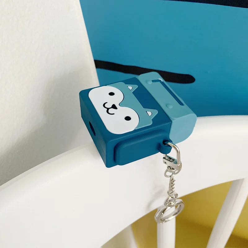 Чехол для AirPods с милым 3D рисунком авокадо, чехол для наушников Apple Airpods 2, силиконовый чехол для наушников Air pods, ремешок для наушников