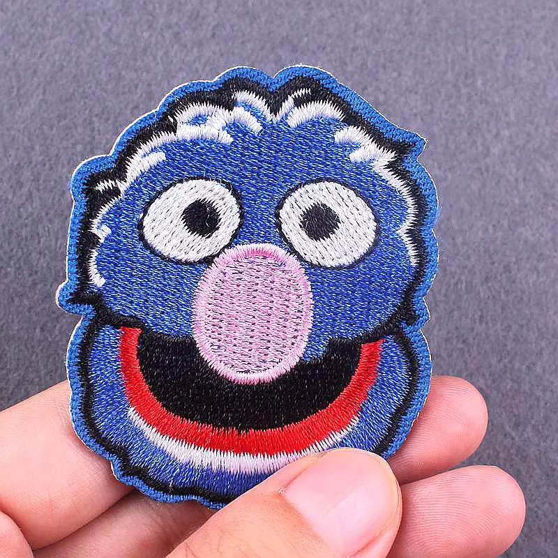 

Anime Size: 6X4.9cm DIY Embroidered for Clothing Iron on Applique Cute Patch Fabric Badge Garment DIY Apparel Accessories