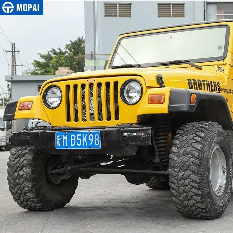 Колпаки для передних фар MOPAI из АБС пластика Jeep Wrangler TJ аксессуары автомобиля