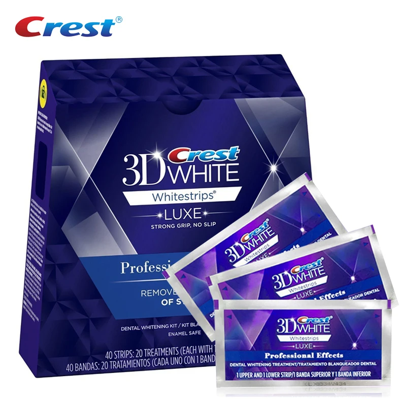 Профессиональные полоски для отбеливания зубов 3D белые отбеливатель гелевые