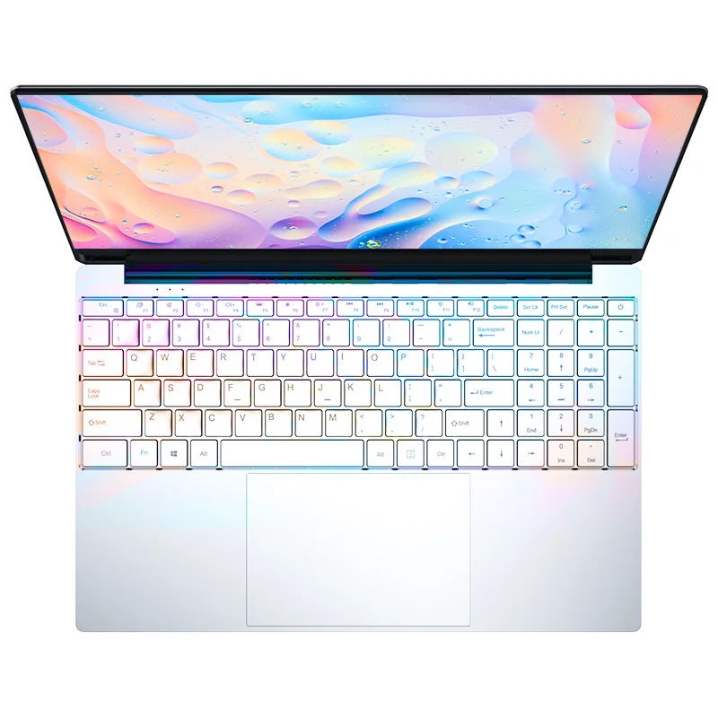 Silver grey Ноутбук 15,6 дюймов 1920*1080 Intel Core i3 5005U Windows10 8 ГБ ОЗУ 1TGB SSD с полной раскладкой клавиатуры с металлической крышкой - Цвет: Silver grey
